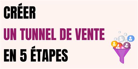 Cr Er Un Tunnel De Vente D Couvrez Les Secrets D Un Tunnel De Vente