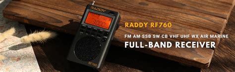 Amazon Raddy Rf Portable Ssb Shortwave Radio Receiver With Noaa