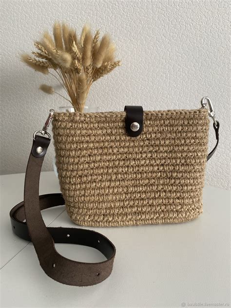 Сумка из джута в интернет-магазине на Ярмарке Мастеров | Сумка через ...