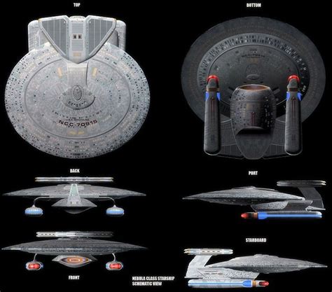 Photographic Rendering Of Nebula Class Starship Uss Bonchune Ncc 70915 Star Trek Starships