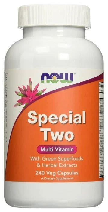 Комплекс витаминов и минералов NOW Foods SPECIAL TWO MULTI 240 капсул ...