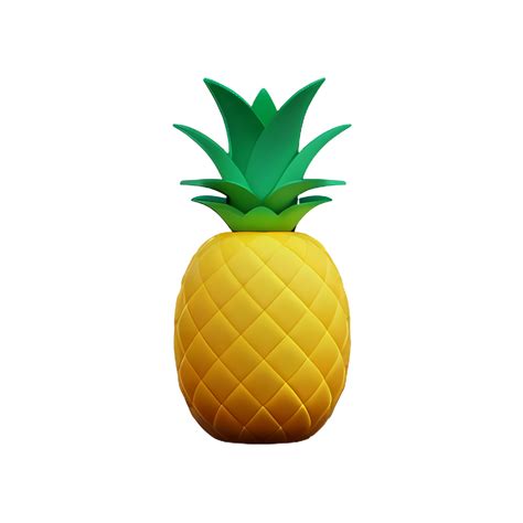 Pineapple 3d Rendering Icon Illustration 28572572 Png