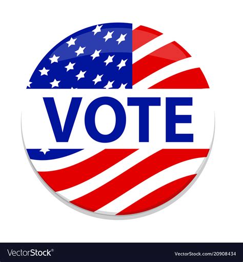 Election day label Royalty Free Vector Image - VectorStock