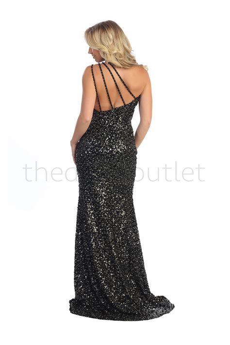 Elegant One Shoulder Sequins Floor Length 2015 Prom Dress Homecoming Gown Sexyy Ebay