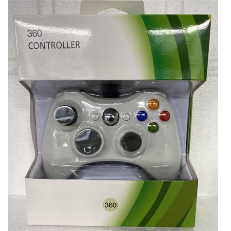 Controle Usb Com Fio Para Xbox 360 Computador Notebook Branco Escorrega O Preço