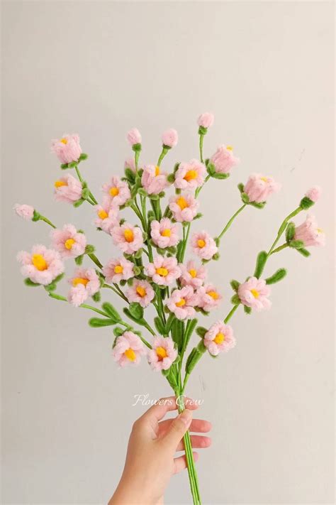 Lily of the valley bouquet for pink wedding: handmade lilies of the ...