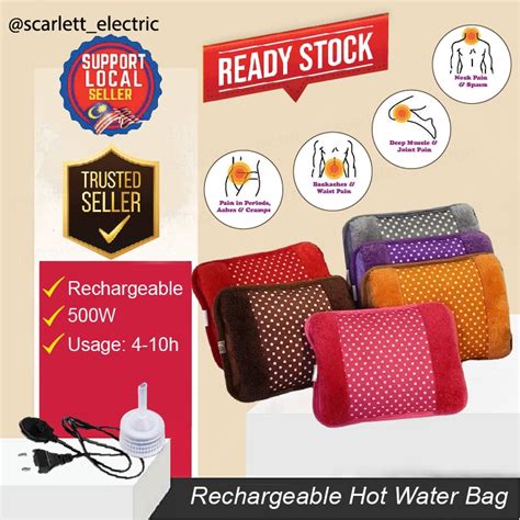 Rechargeable Electric Hot Water Bags Pain Relief Hand Warmer Heating Pad Anti Cold Beg Air