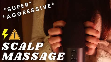 Asmr Fast And Aggressive Scalp Scratching Massage Mic Scratching