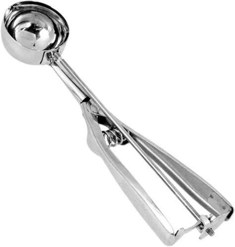 Ice Cream Scoops 304 Stainless Steel Cookie Scoop For Meatballs Manual