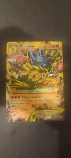 Carte Pok Mon M Lucario Ex Xy Poings Furieux Fran Aise Eur