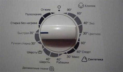 Режимы стирки в стиральной машине разных брендов