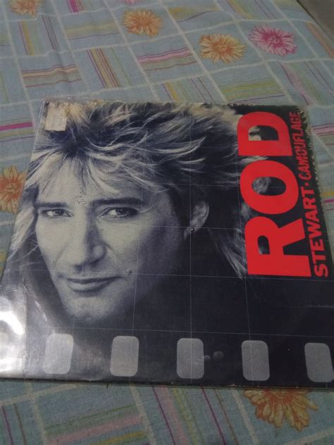 Lp Vinil Rod Stewart Camouflage 1984 Vintage Raridade Produto