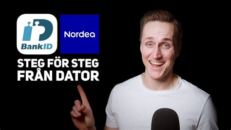 Bank ID Beställa nytt BankID Steg för Steg Nordea via Dator YouTube