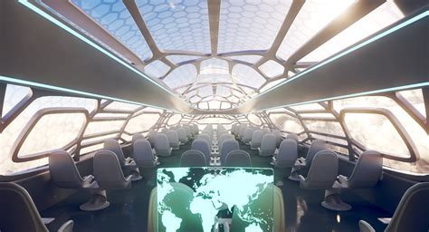 Concept Airbus 2050 Plane Interior 3D Model TurboSquid 1368832