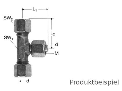 RA 28mm 28L T Verschraubung Einstellbar Leichte Baureihe