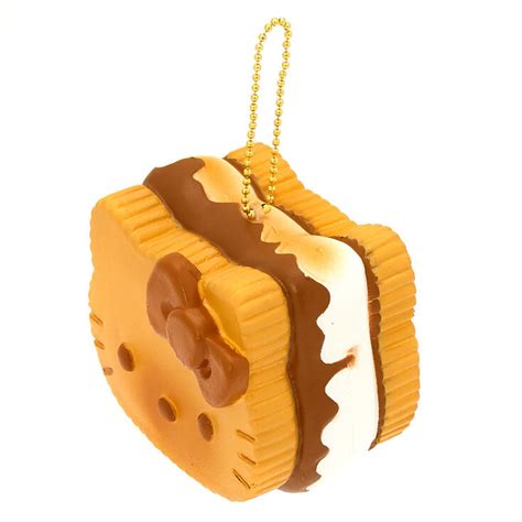 Hello Kitty® Smore Squishy Toy Keychain - Brown | Claire's US