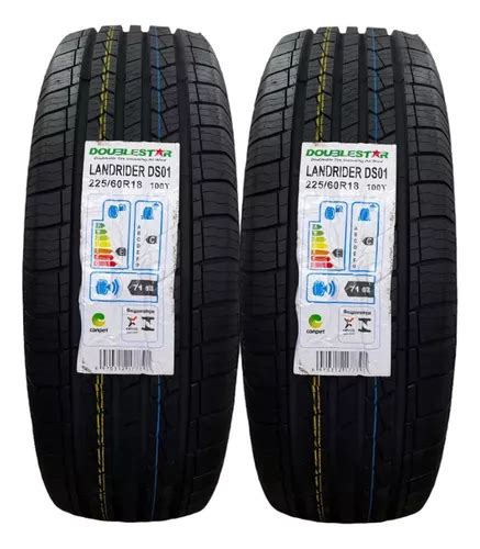 Kit 2 Pneus 225 60r18 100t Doublestar Landrider Ds01 Aro 18 Frete grátis