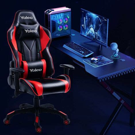 Yoleo Chaise Gaming Chaise De Bureau Si Ge Ergonomique Fauteuil De