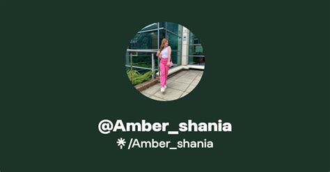 Amber Shania Instagram Tiktok Linktree