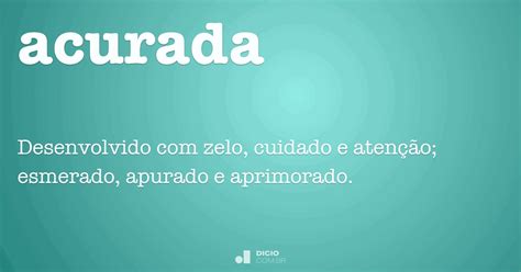 O Que Significa Acurada