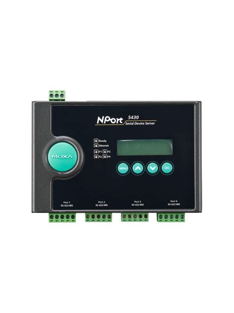 Moxa NPort 5430 serwer portów szeregowych, 4x RS-422/485 - SHEMECK