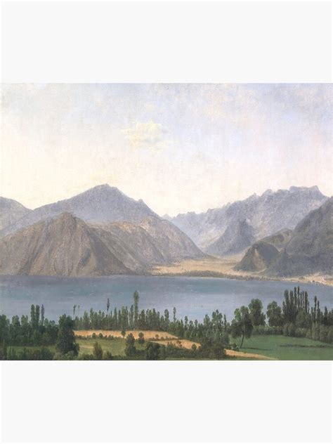 "Lake Fucino and the Abruzzi Mountains Painting" Poster for Sale by BrunoxDxart | Redbubble