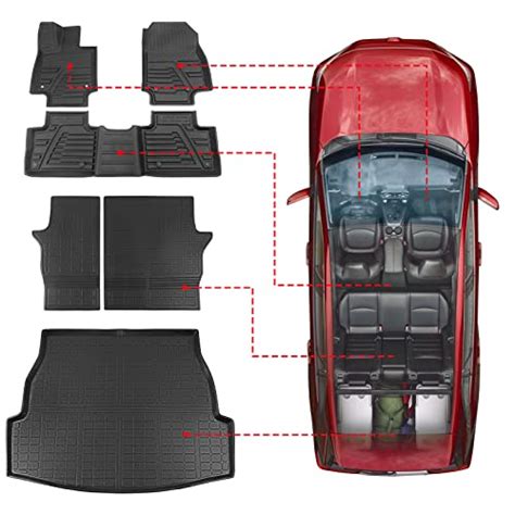 Xipoo Fit Toyota Rav Trunk Mat Rear Cargo Liners Floor Mats