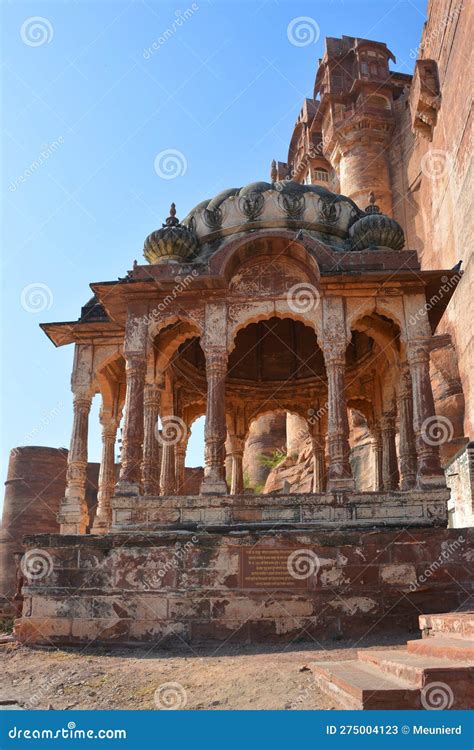 Details Of Mehrangarh Fort In Jodhpur Rajasthan India Editorial