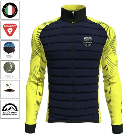 Veste Thermique Race 24 Marine Jaune Fluo Björka Tout léquipement