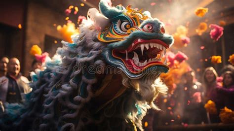 Vibrant Street Celebration: Colorful Chinese Dragon Parade and ...