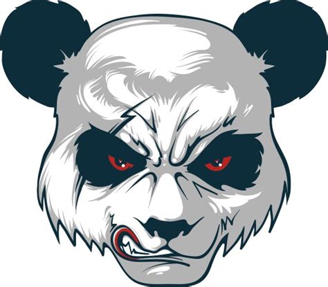 Angry Panda Cartoon