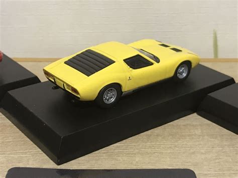 1 64 Kyosho Lamborghini Complete 3 Color Set Mini Car Miura P400 Old