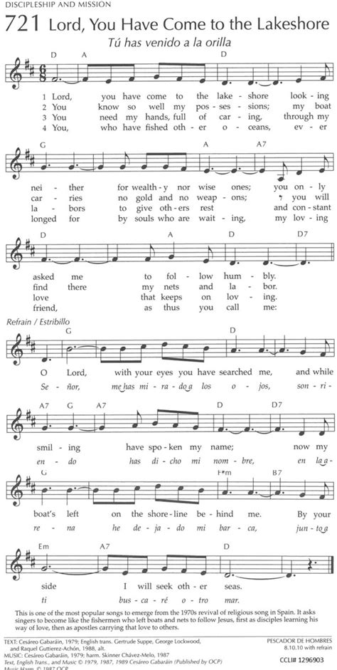 Sing A New Song Lord You Have Come To The Lakeshore ‹ First Presbyterian Winter Haven