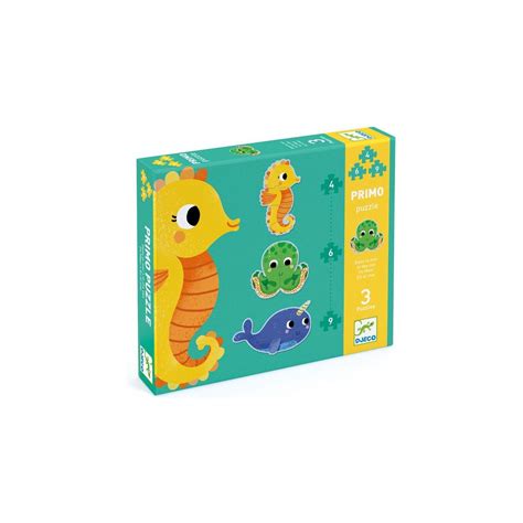 Primo Puzzle Dans La Mer Jeux De Soci T Enfants Djeco