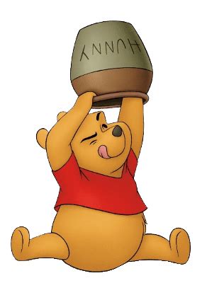 Winnie L Ourson Et Un Pot De Miel Png Transparents Stickpng