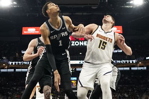 San Antonio Spurs Vs Denver Nuggets Starting Lineups And Depth Charts