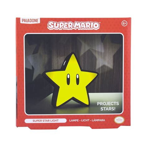 Super Mario Super Star Projection Light Lamp