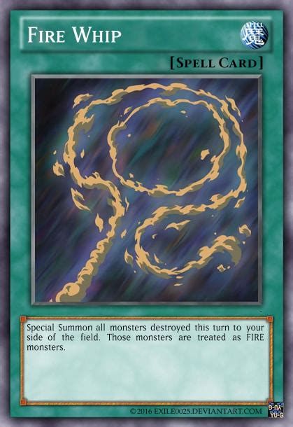 Every Yu Gi Oh Card On Twitter Fire Whip