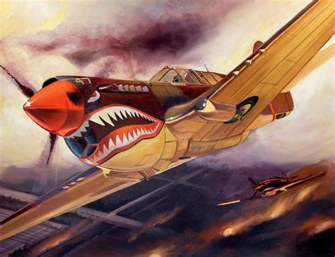 Aero Club Tornquist: Dibujos de aviones de la WWII