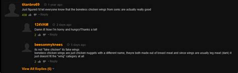 Damn Hungry AND Horny R PornhubComments