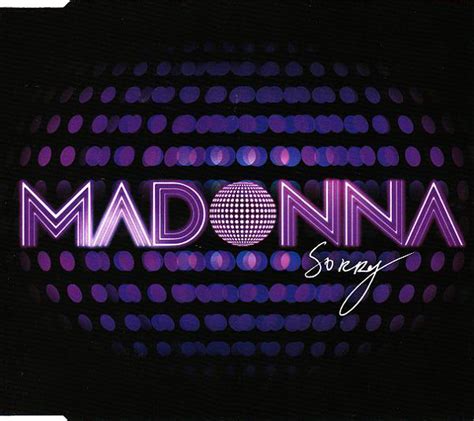 Madonna Sorry 2006 Cd Discogs