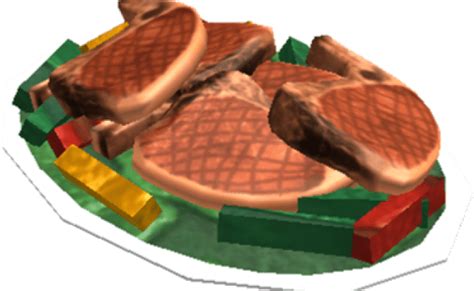 Download Hd Porkchops Roblox Bloxburg Food Transparent Png Image