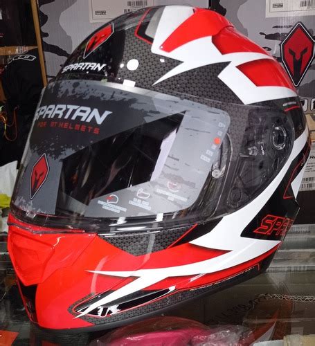 Casco Moto Spartan Stinger Certificado Ece2205 Rojo Brillo Cuotas Sin Interés