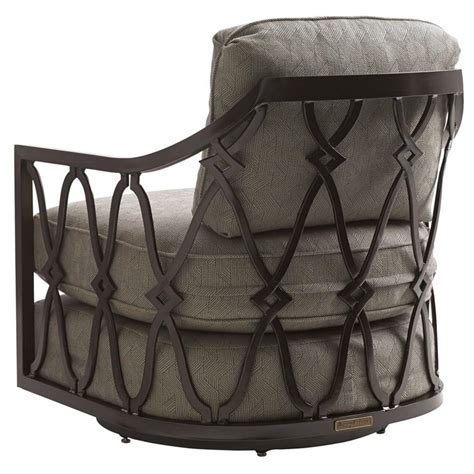 Tommy Bahama Royal Kahala Black Sands Modern Brown Cushion Outdoor