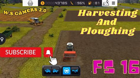 Harvesting And Ploughing In New Fields Farming Simulator 16 New