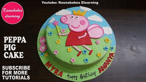 Peppa Pig Cake Ideas - Rain Will