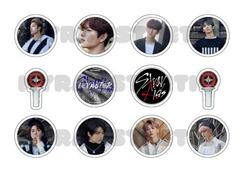 Printable Stray Kids Cupcake Topper Stray Kids Sticker Stray Kids