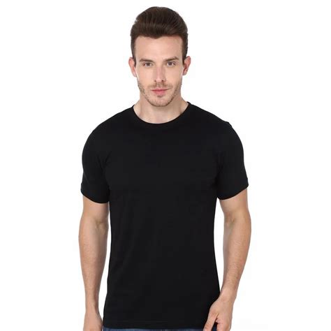 Plain Cotton Men Half Sleeve Round Neck T Shirt At Rs 145 In Vasai