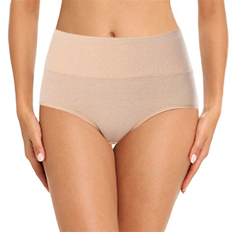 3pc Underwear Women Pack Solid High Waist Plus Size Menstrual Pants