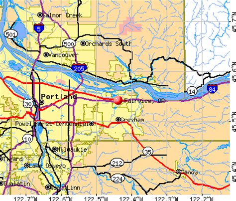 Map Of Fairview Oregon | Tour Map